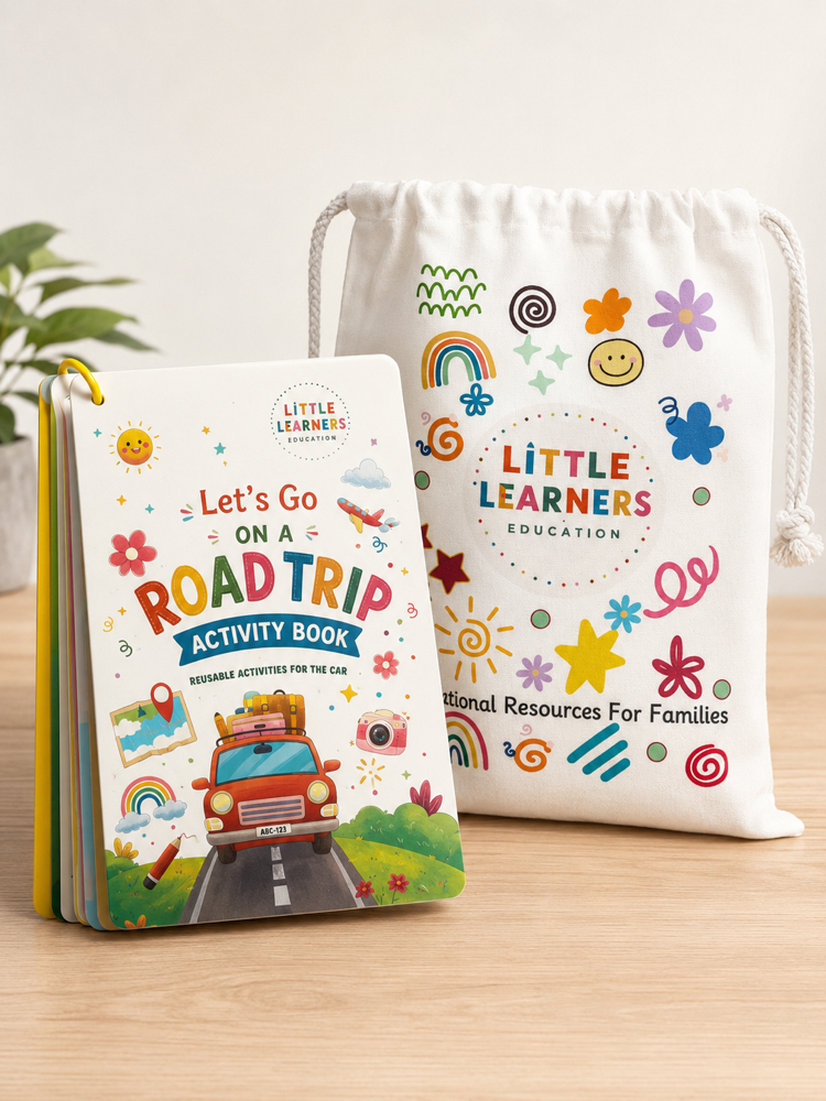 Let's Go On A Road Trip, Activity Pack — screen-free activities for trips and travel